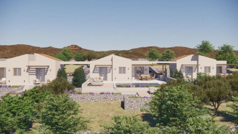 Erfi Kreta, Erfi - Projekt: Bungalow mit Swimmingpool und Meerblick im Olivenhain Haus kaufen